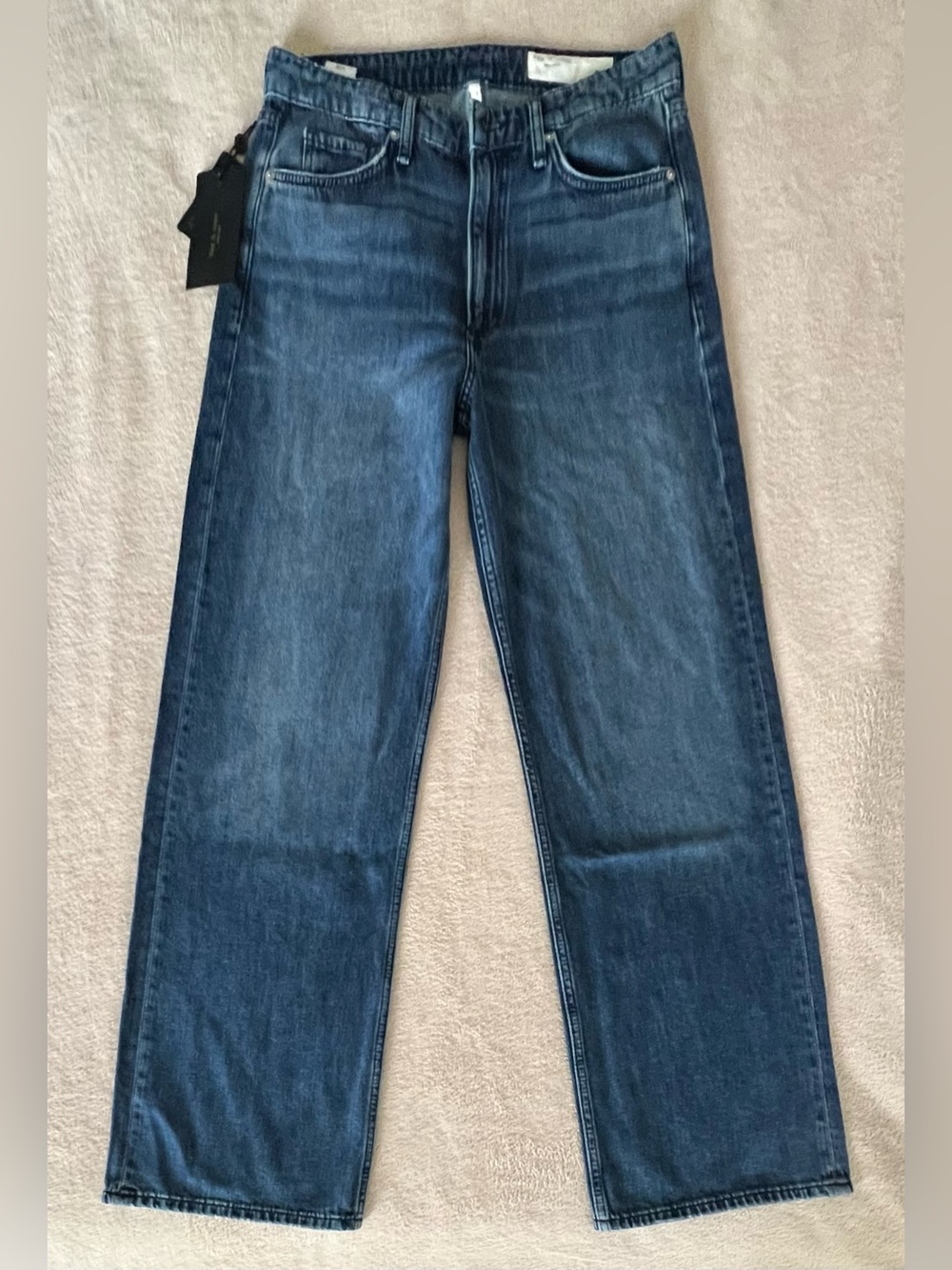 NWT rag & bone The Logan Mid-Rise Wide Leg Jeans